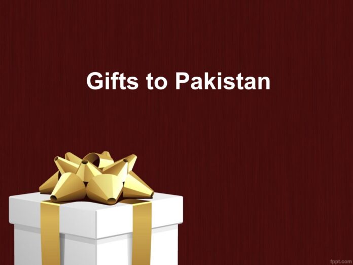 gift send to Pakistan