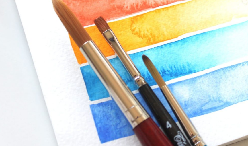 Create a starter kit for beginners with watercolor