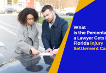 What Is the Percentage a Florida Personal Injury Lawyer Gets in an Injury Settlement Case