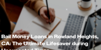 Bail Money Loans in Rowland Heights CA